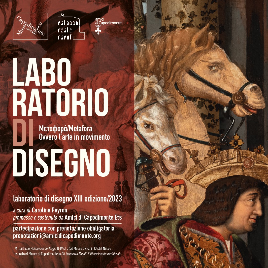 Il Palazzo Reale di Napoli ospita il Laboratorio di Disegno “Μεταφορά/Metafora. Ovvero l’arte in movimento